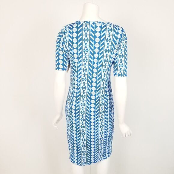 NWT Lularoe Blue & White Julia Dress Size Small - Picture 6 of 6